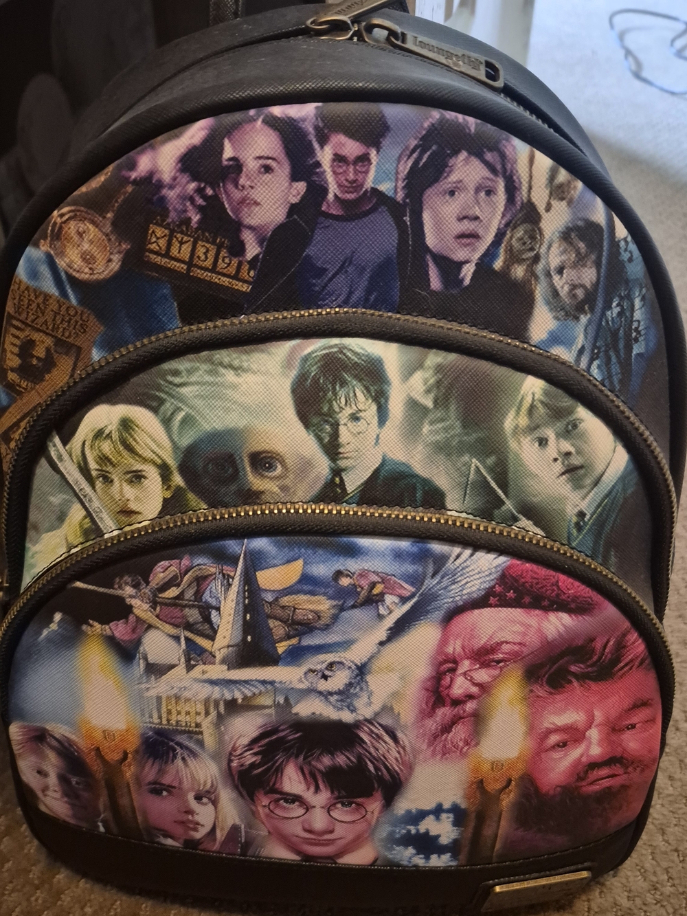 Harry Potter Character Collage Mini Backpack New With Tags